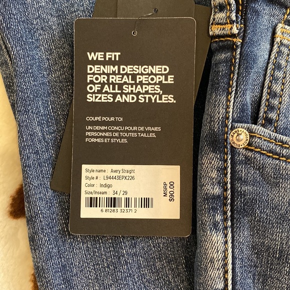 Ricki’s Silver Jeans Co Avery High Rise Straight Leg 34x29 - Picture 4 of 7